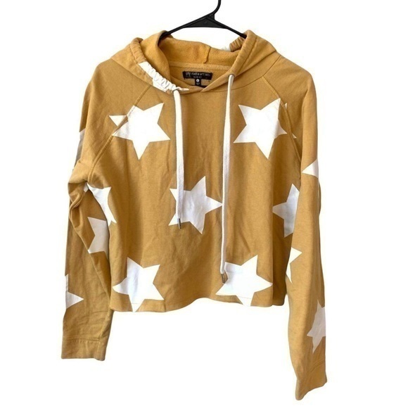 Love Peace & Lazy Days Star Pattern Hoodie - Picture 1 of 6